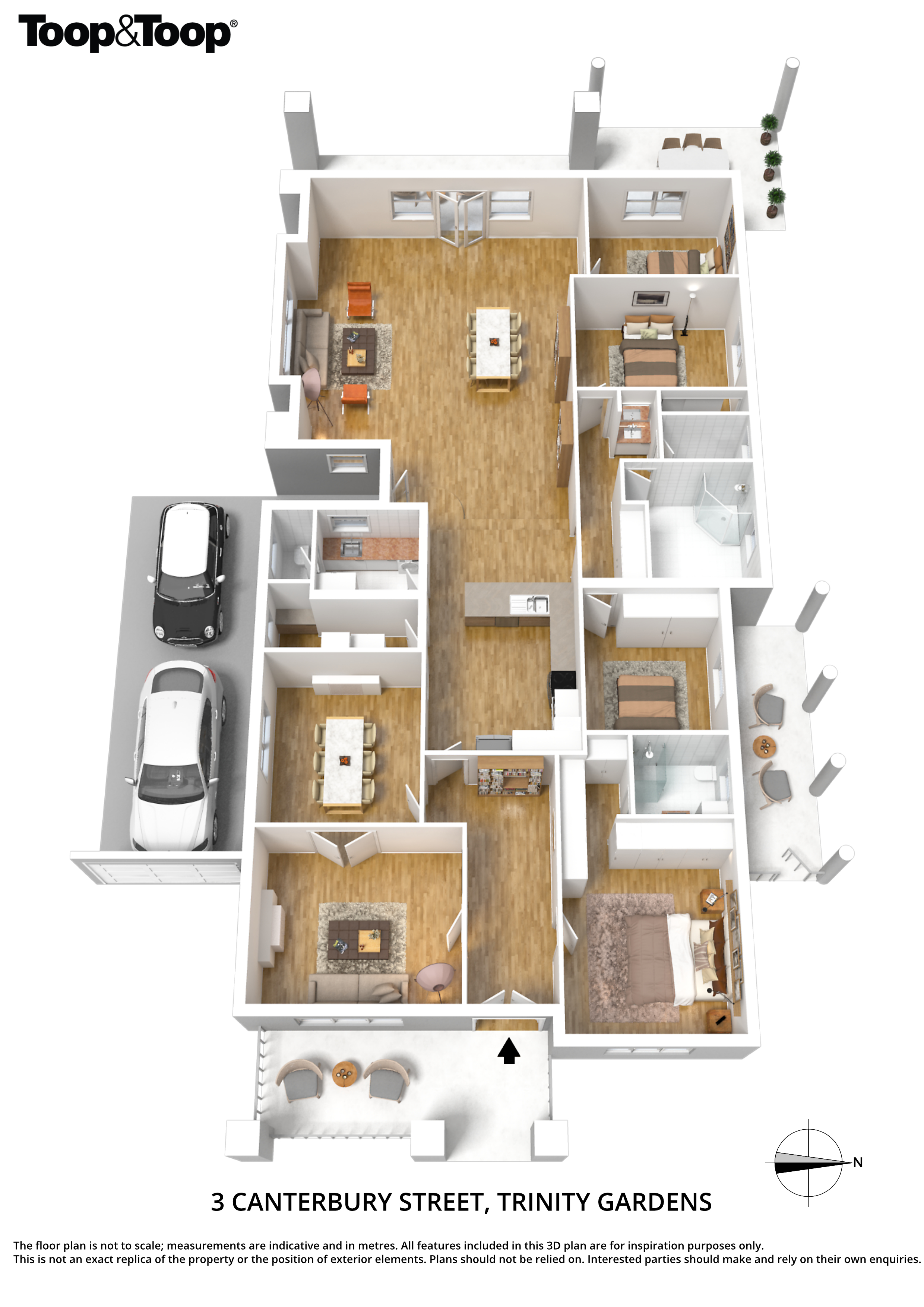 3 Canterbury Avenue, Trinity Gardens SA 5068 TOOP+TOOP