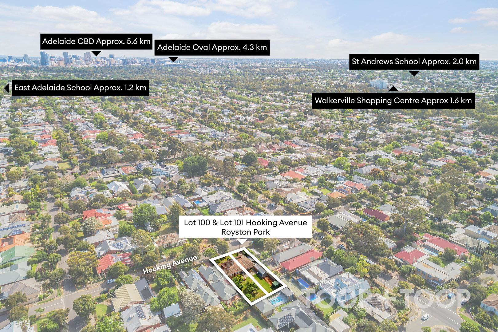 Lot 100 & 101 Hooking Avenue, Royston Park SA 5070 TOOP+TOOP
