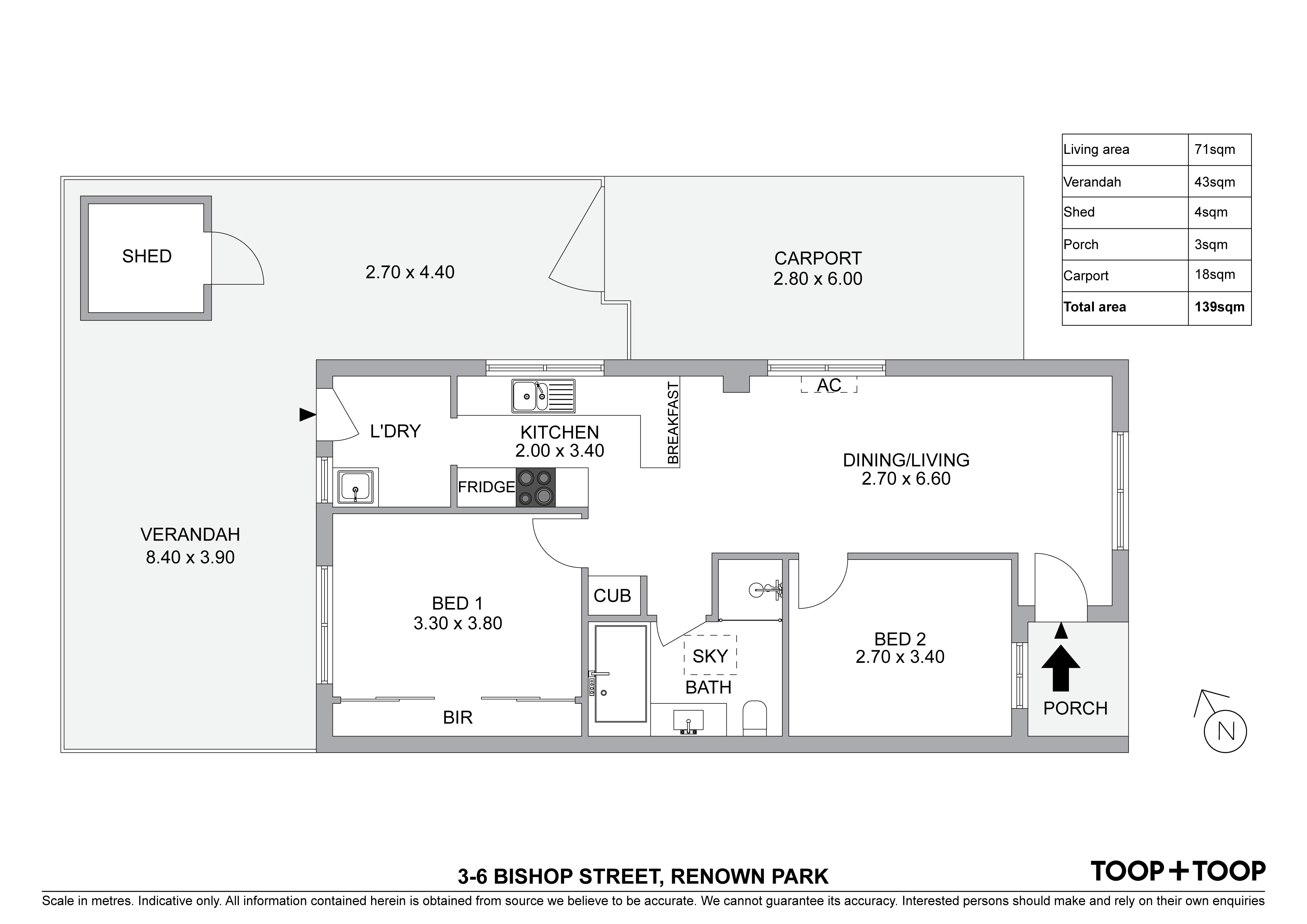 3 / 6 Bishop Street, Renown Park SA 5008 - TOOP+TOOP