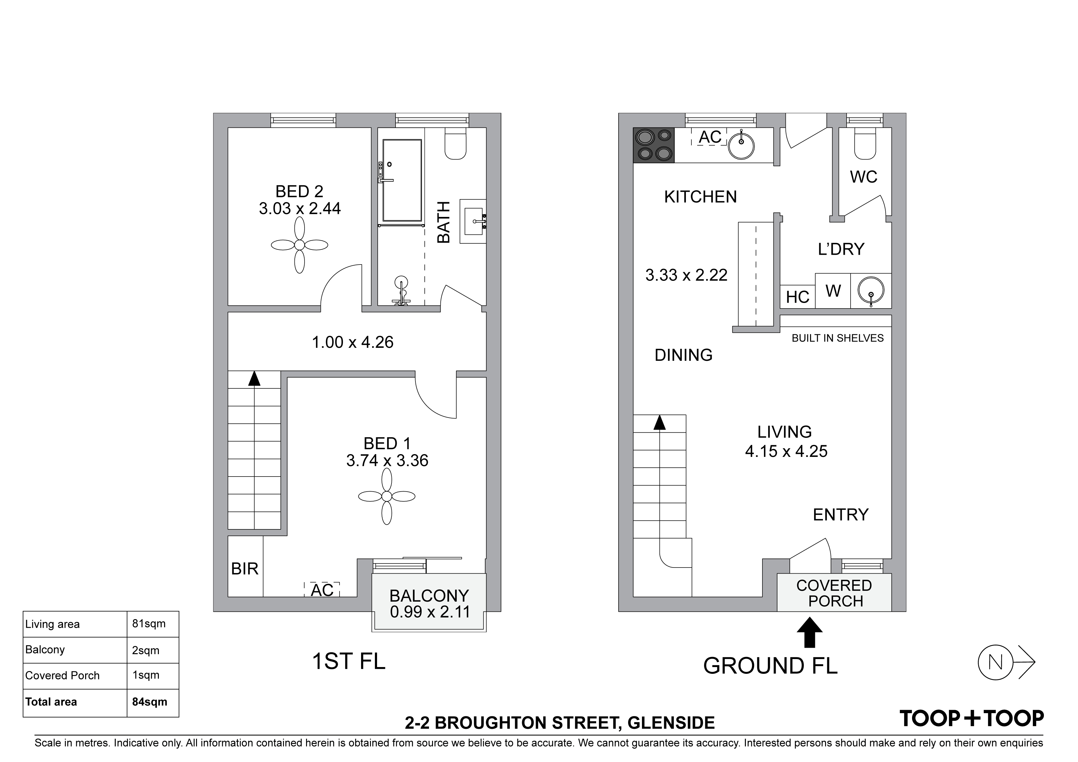 2 / 2 Broughton Street, Glenside SA 5065 TOOP+TOOP