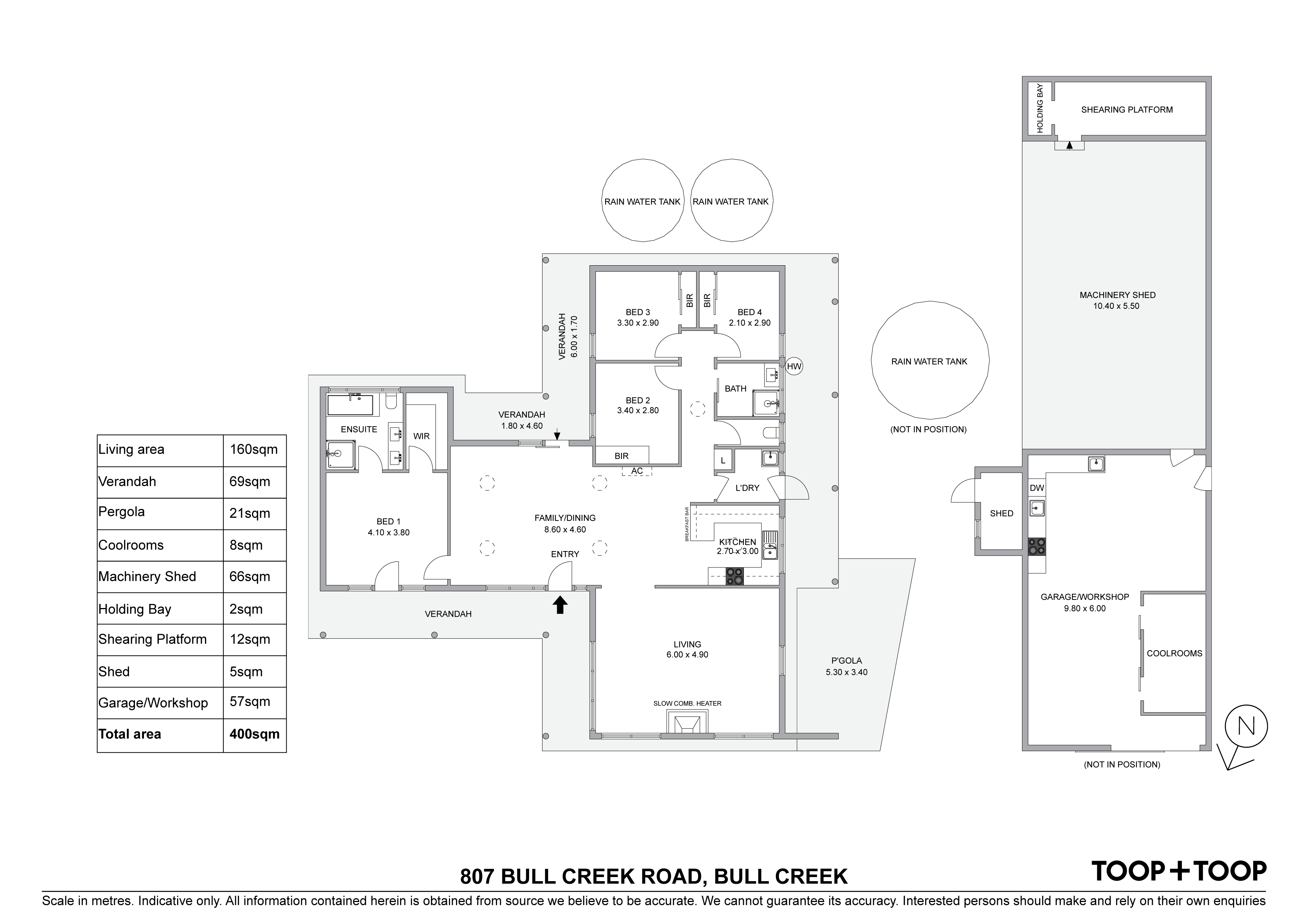 807 Bull Creek Road, Bull Creek SA 5157 - TOOP+TOOP